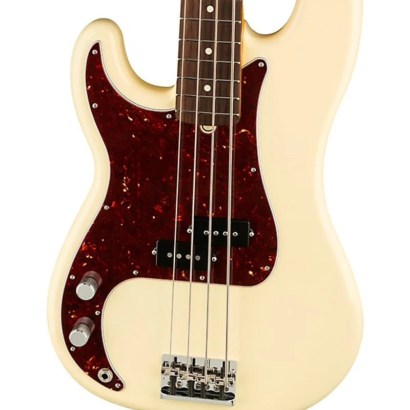 Fender American Professional II Precision Bass Rosewood Fingerboard Left-Handed Olympic White