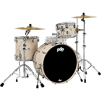 PDP by DW Concept Maple 3-Piece Rock Shell Pack With Chrome Hardware Twisted Ivory