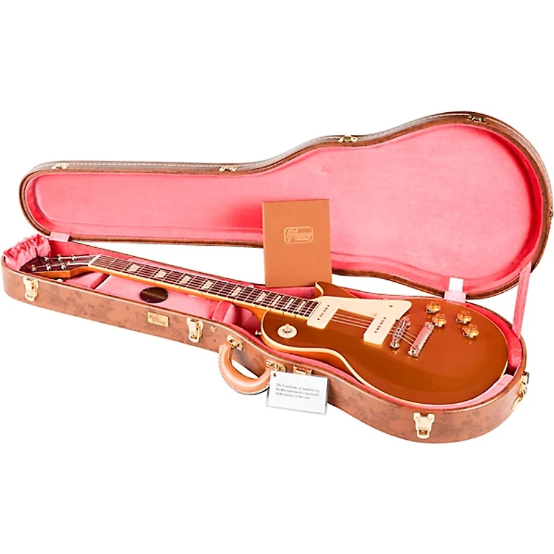 Gibson Custom 1956 Les Paul Goldtop Reissue VOS Electric Guitar Double Gold