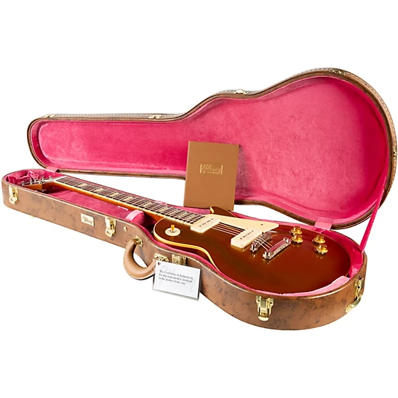 Gibson Custom 1956 Les Paul Goldtop Reissue VOS Electric Guitar Double Gold