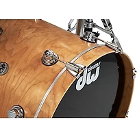 DW 4-Piece Collectors Series Cherry Shell Pack With Chrome Hardware Satin Natural