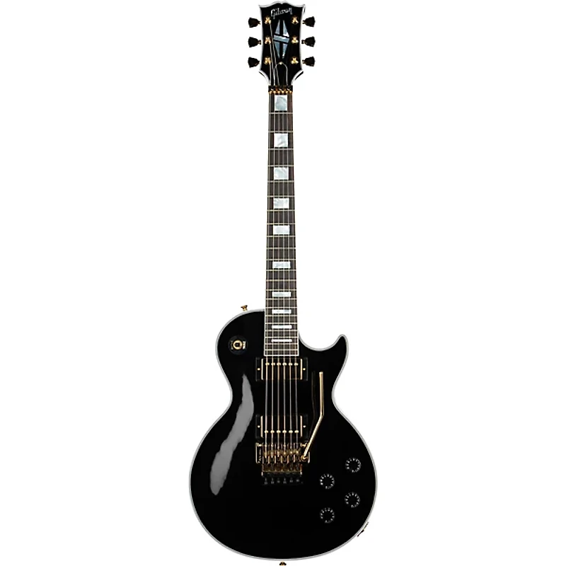 Gibson Custom Les Paul Axcess Custom Floyd Rose Electric Guitar Ebony