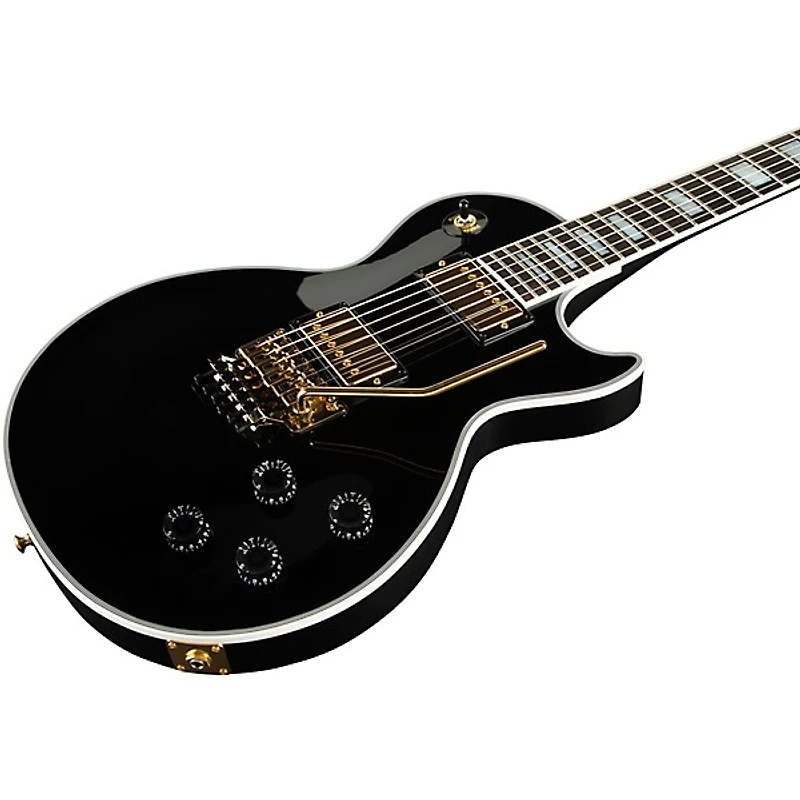 Gibson Custom Les Paul Axcess Custom Floyd Rose Electric Guitar Ebony