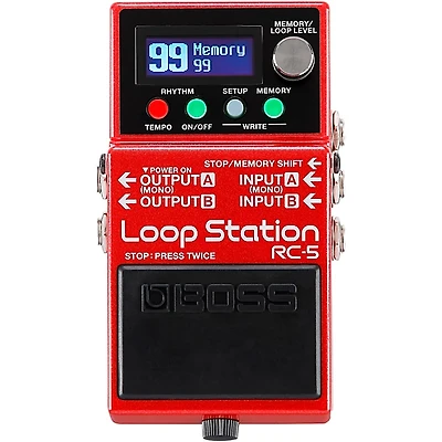BOSS RC-5 Loop Station Effects Pedal Red