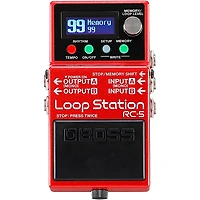 BOSS RC-5 Loop Station Effects Pedal Red