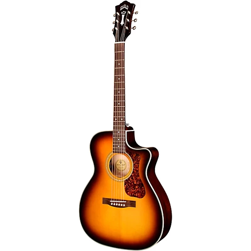 Guild OM-140CE Westerly Collection Orchestra Acoustic-Electric Guitar