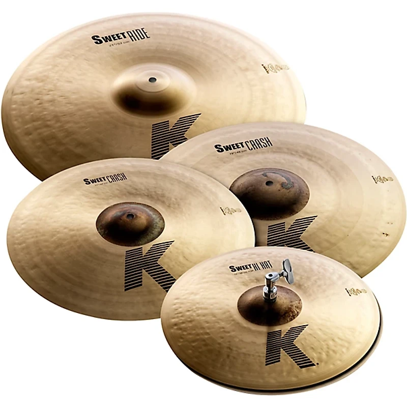 Zildjian K Sweet Cymbal Pack With Free 17" Crash