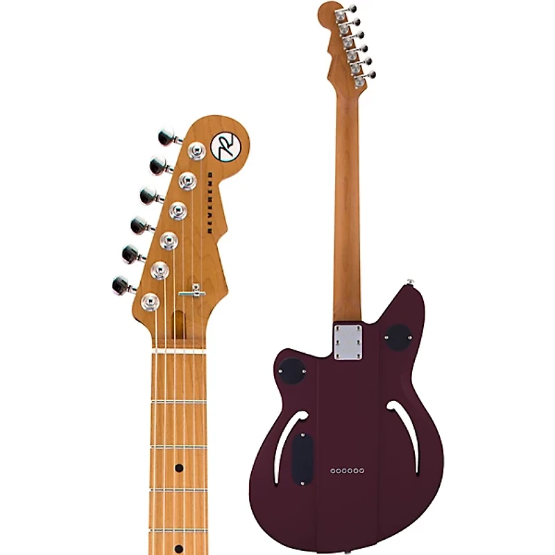 Reverend Airsonic RA Roasted Maple Fingerboard Electric Guitar Medieval Red