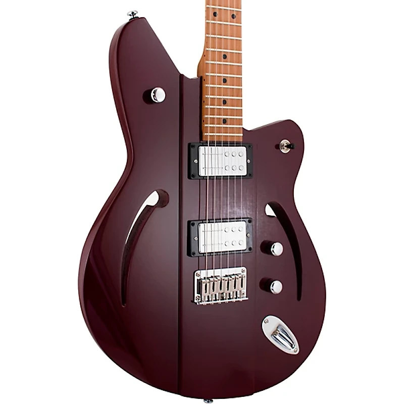 Reverend Airsonic RA Roasted Maple Fingerboard Electric Guitar Medieval Red