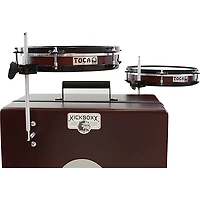 Toca KickBoxx Suitcase Drum Set Brown