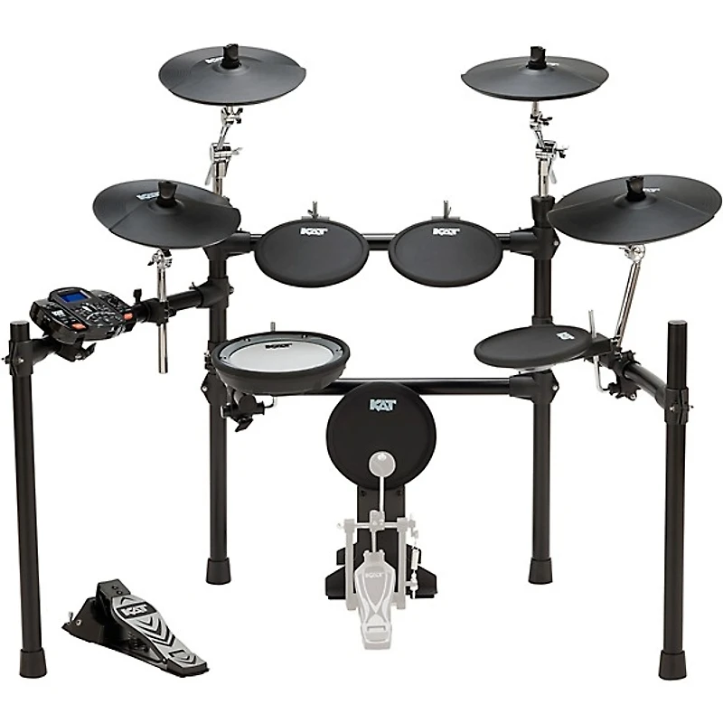 KAT Percussion KT-200 5-Piece Electronic Drum Set Black