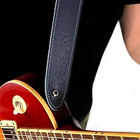 Perri's Leather Guitar Strap Navy Blue 2 in.