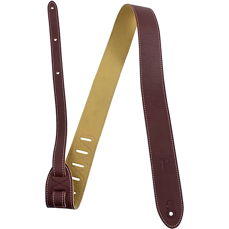 Perri's Leather Guitar Strap Burgundy 2 in.