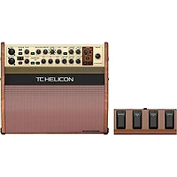 TC Helicon HARMONY V60 60 Watt 2-Channel Acoustic Amplifier with Vocal Processing Brown