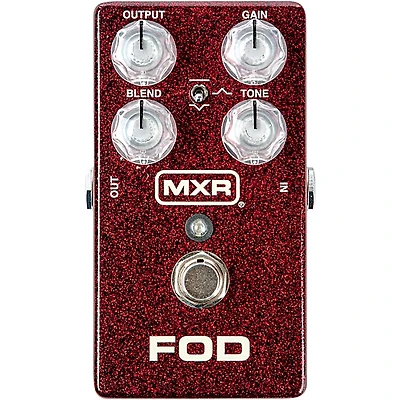 MXR FOD Drive Effects Pedal Deep Red Sparkle