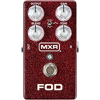 MXR FOD Drive Effects Pedal Deep Red Sparkle