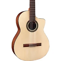Cordoba C1M-CE Protege Cutaway Nylon-String Acoustic-Electric Classical Guitar Natural