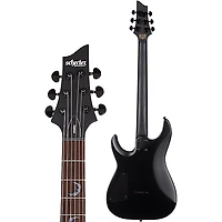 Schecter Guitar Research Damien-6 6-String Electric Guitar Satin Black
