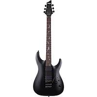 Schecter Guitar Research Damien-6 FR 6-String Electric Guitar Satin Black
