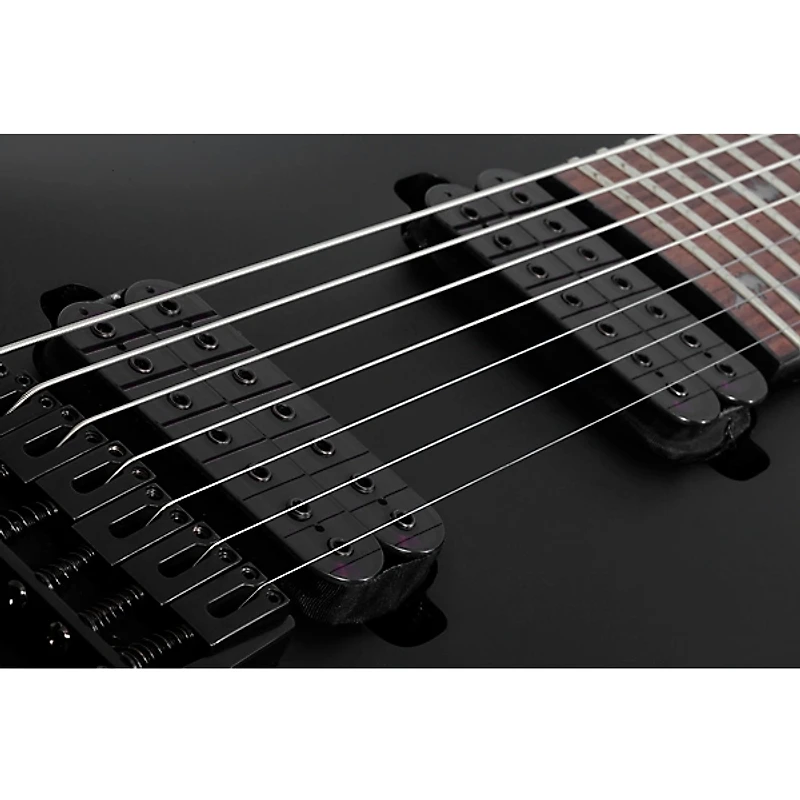 Schecter Guitar Research Damien-7 7-String Electric Guitar Satin Black
