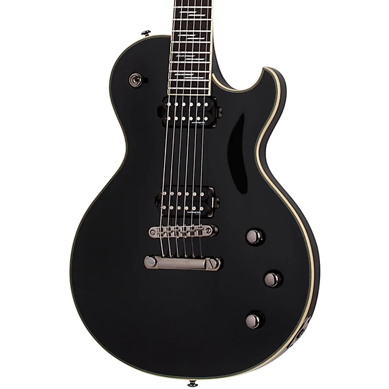Schecter Guitar Research Solo-II Blackjack 6-String Electric Guitar Gloss Black