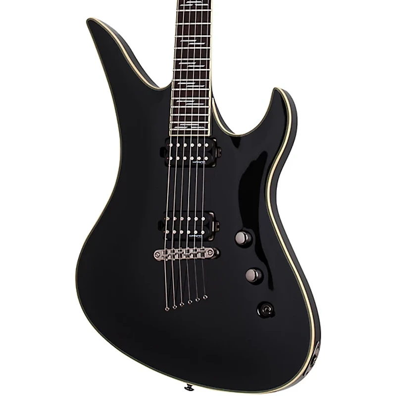 Schecter Guitar Research Avenger Blackjack 6-String Electric Guitar Gloss Black