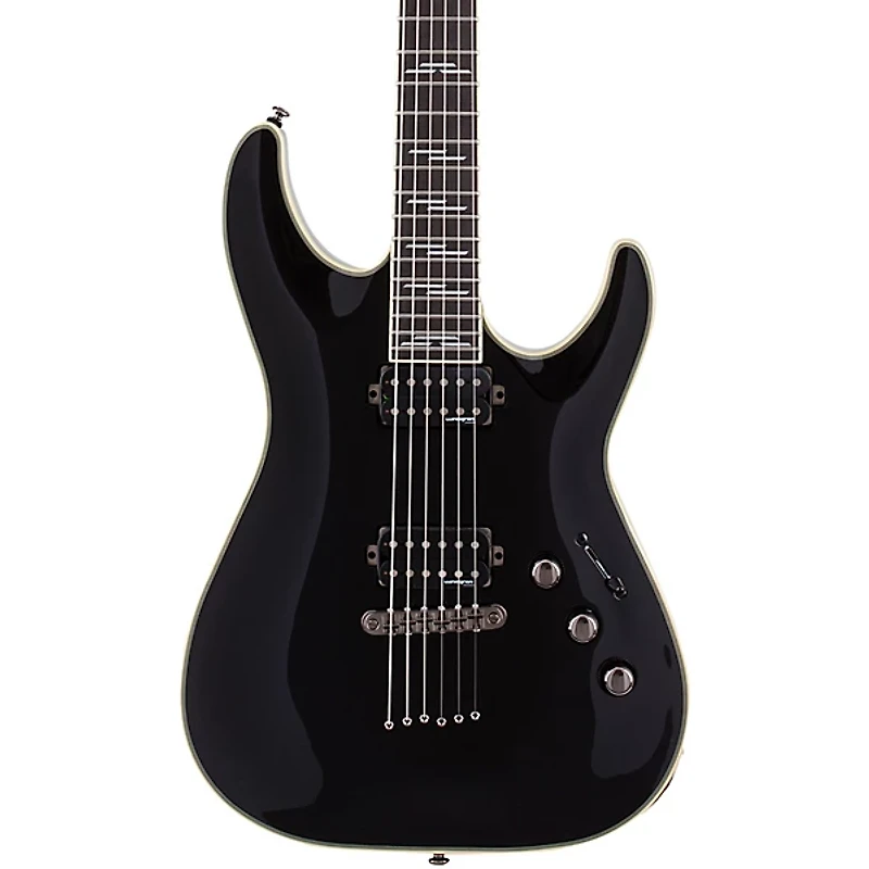 Schecter Guitar Research C-1 Blackjack 6-String Electric Guitar Gloss Black