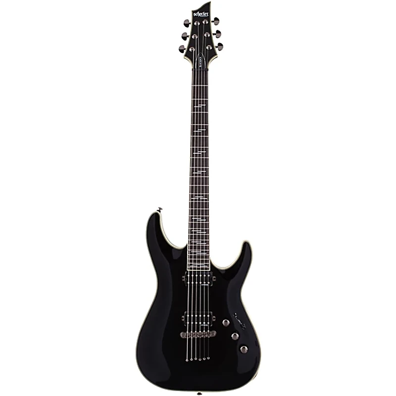 Schecter Guitar Research C-1 Blackjack 6-String Electric Guitar Gloss Black