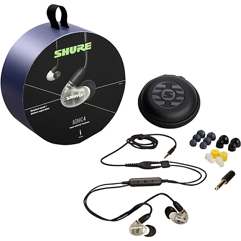 Shure AONIC 4 Sound Isolating Earphones White
