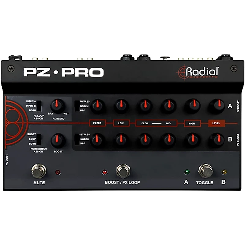 Radial Engineering PZ-Pro 2-Channel Acoustic Instrumental Preamp