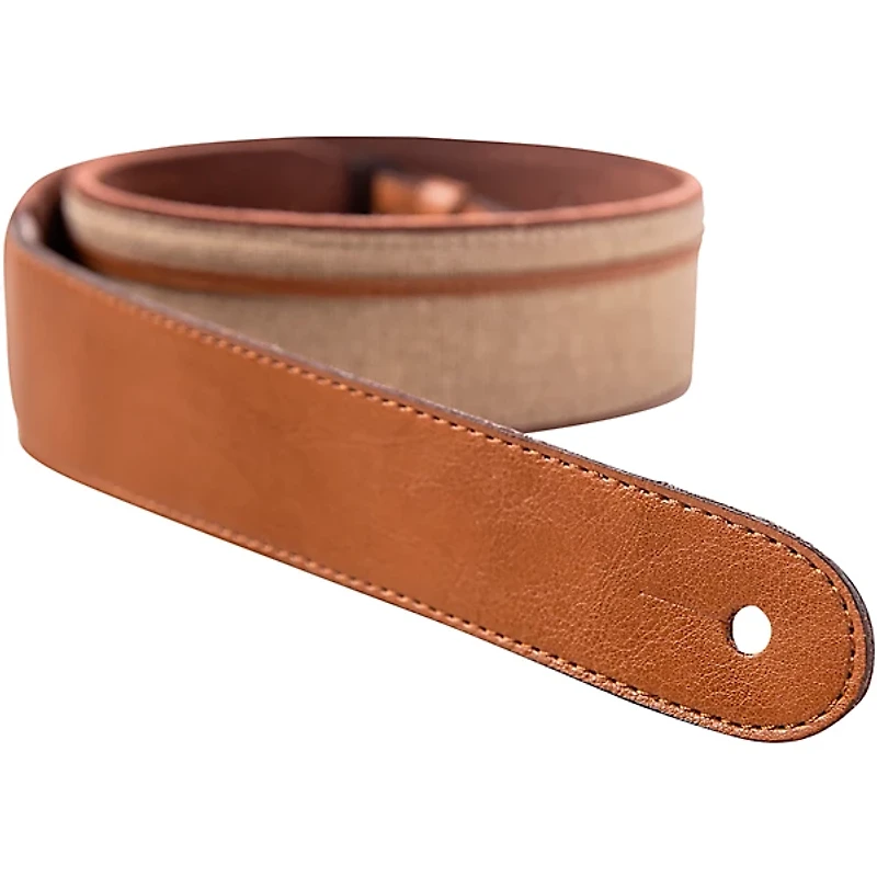 Taylor Vegan Leather Guitar Strap Tan 2.5 in.