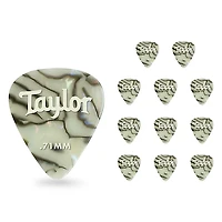Taylor Celluloid 351 Picks, Abalone
