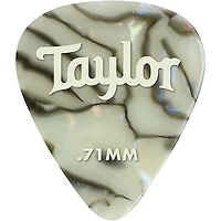 Taylor Celluloid 351 Picks, Abalone