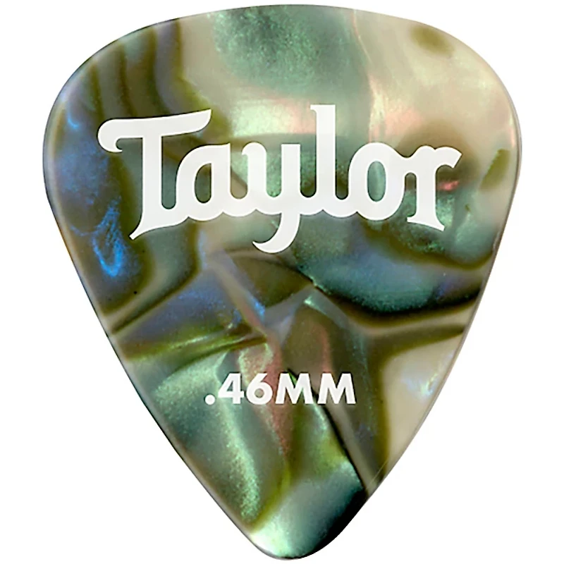 Taylor Celluloid 351 Picks, Abalone