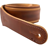 Taylor Nouveau Leather Guitar Strap Distressed Brown 2.5 in.