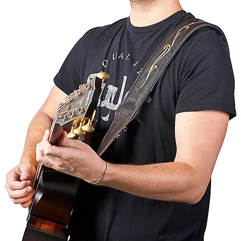 Taylor Spring Vine Leather Guitar Strap