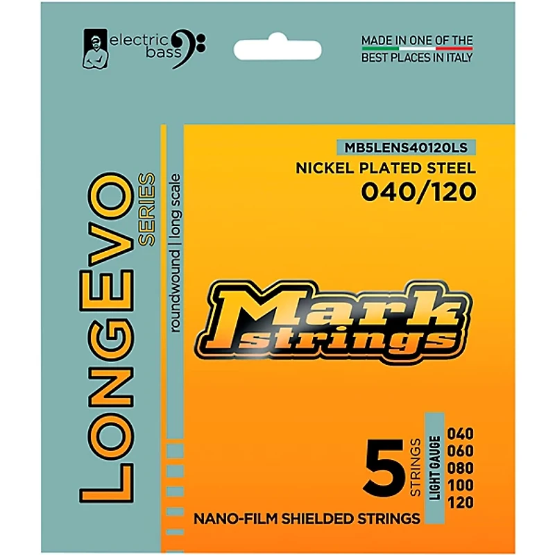 Markbass Longevo Series Nano Film Electric Bass Nickel Plated Steel 5 Strings