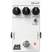JHS Pedals 3 Series Delay Effects Pedal White