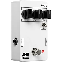 JHS Pedals 3 Series Fuzz Effects Pedal White