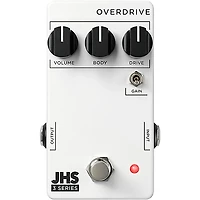 JHS Pedals 3 Series Overdrive Effects Pedal White