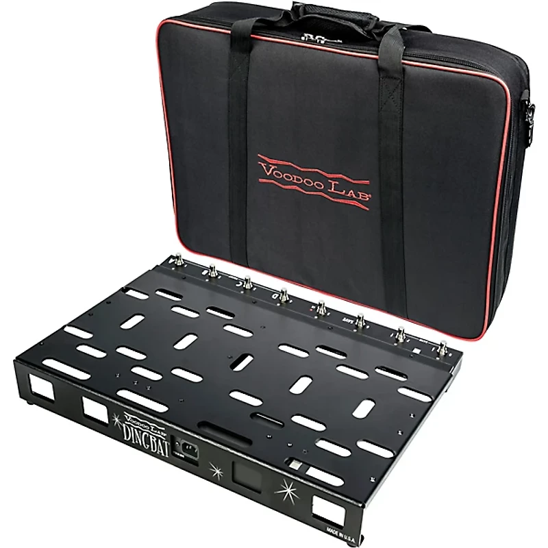 Voodoo Lab Dingbat PX Pedalboard Power Package With 8-Loop Pedal Switcher and Pedal Power 3 PLUS