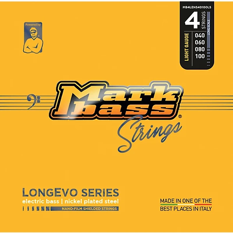 Markbass Longevo Series Nano Film Shielded Electric Bass Strings