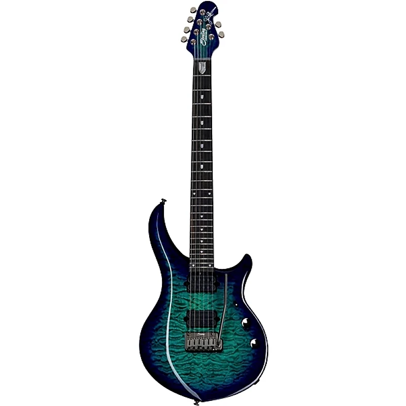 Sterling by Music Man Majesty Electric Guitar With DiMarzio Pickups Cerulean Paradise