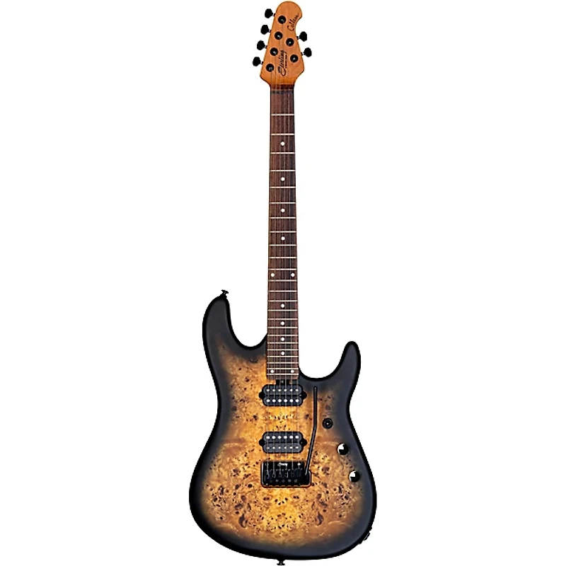 Sterling by Music Man Jason Richardson Cutlass Natural Poplar Burst