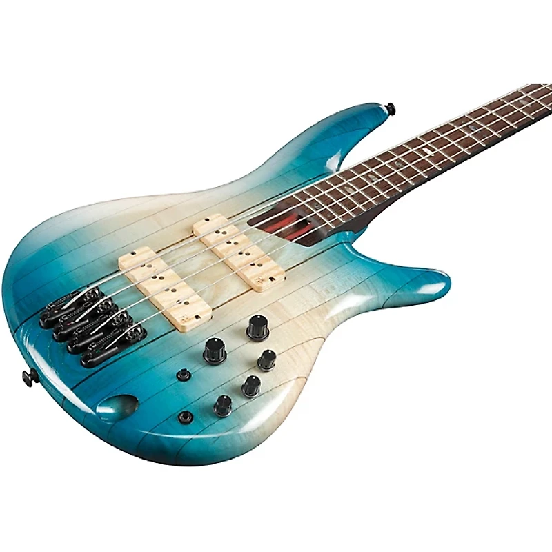 Ibanez Premium SR4CMLTD 4-String Electric Bass Guitar Caribbean Islet Low Gloss