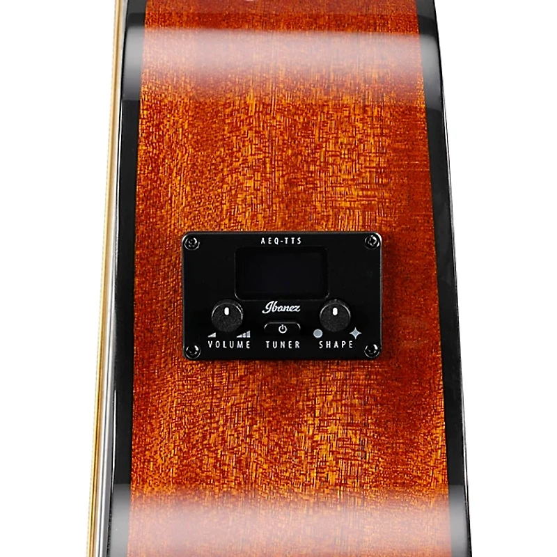 Ibanez AEG58L Cutaway Left-Handed Acoustic Electric Guitar Violin Burst