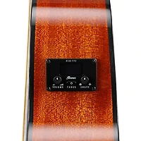 Ibanez AEG58L Cutaway Left-Handed Acoustic Electric Guitar Violin Burst