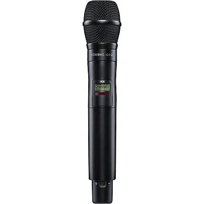 Shure Axient Digital AD2/K9HSB Wireless Handheld Microphone Transmitter With KSM9HS Capsule in Black Band G57