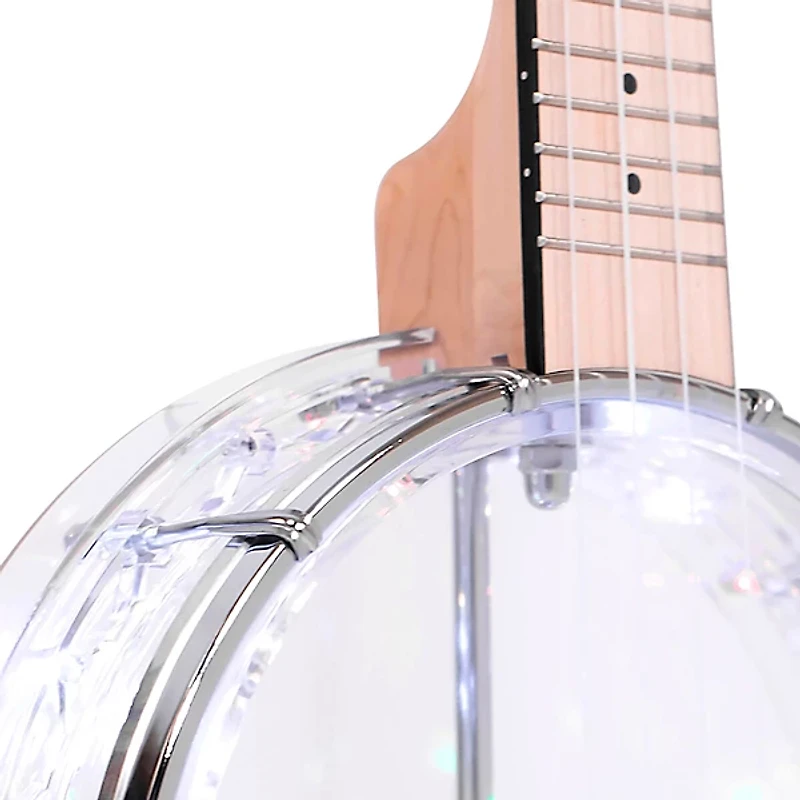 Gold Tone Lightup Little Gem Banjo-Ukulele (Amethyst)