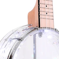 Gold Tone Lightup Little Gem Banjo-Ukulele (Amethyst)